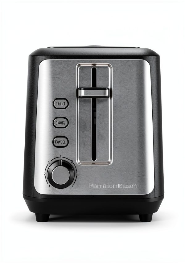 Hamilton Beach 2 Slice Toaster Extra Long Slots Matte Black Stainless-7