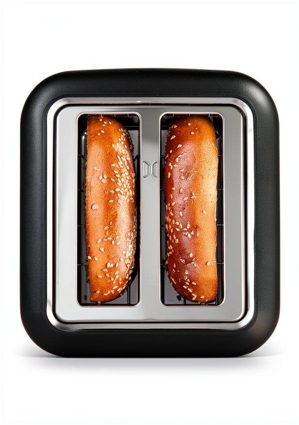Hamilton Beach 2 Slice Toaster Extra Long Slots Matte Black Stainless-4