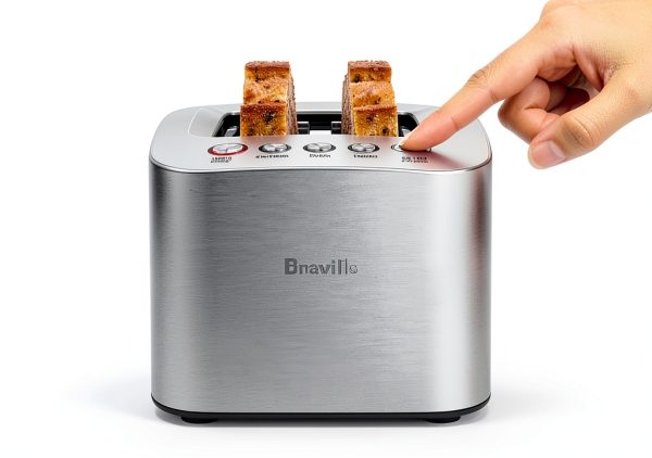 Breville BTA820XL Die-Cast Smart Toaster, 2 Slice, Brushed Stainless Steel-1