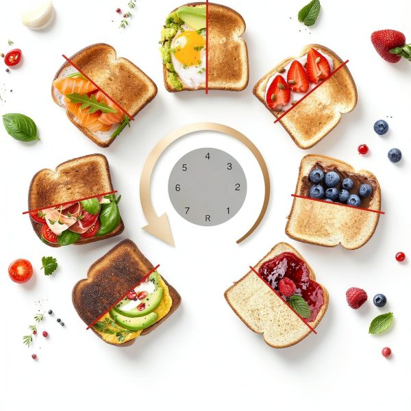 Retro Toaster Mueller Home 2‑Slice Stainless Steel 7‑Level Reheat-3