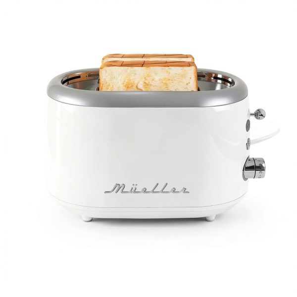 Retro Toaster Mueller Home 2‑Slice Stainless Steel 7‑Level Reheat-7